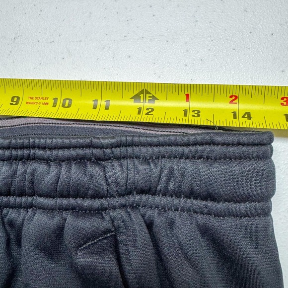 Under Armour Pants Mens Medium Black ColdGear Fleece Joggers Rib Cuffs 1320760 - Picture 13 of 16